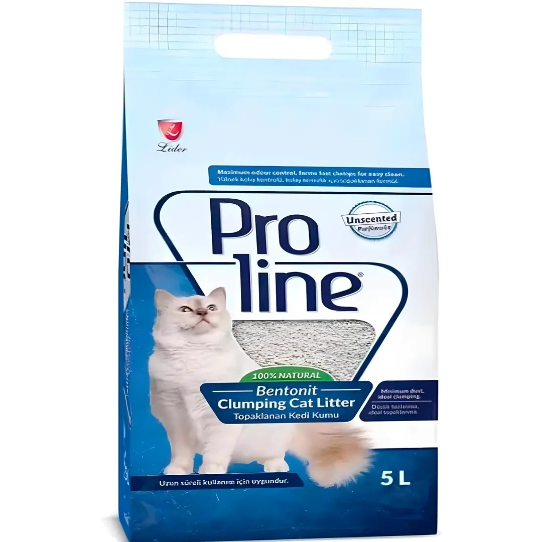 Pro Line Parfümsüz Kedi Kumu 5 LT